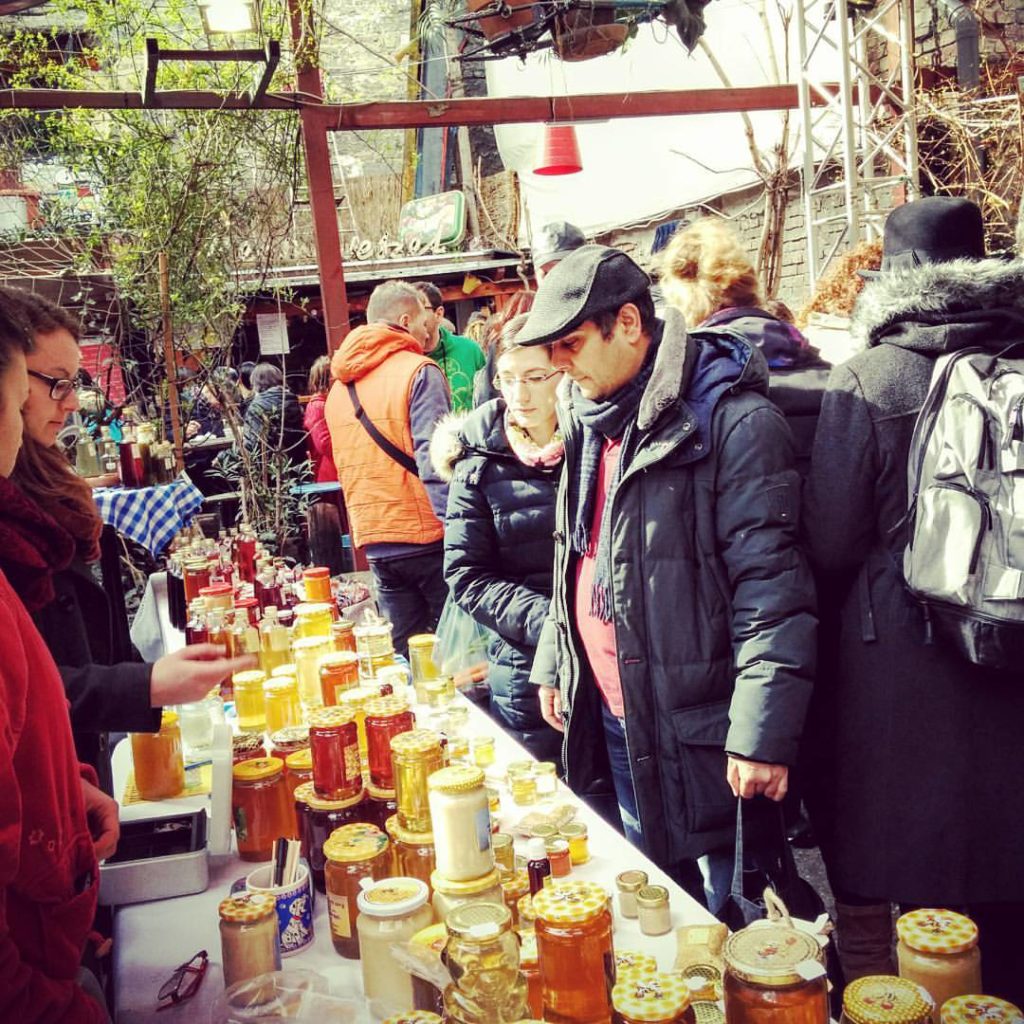 Szimpla Kert Ruin Bar Budapest Winter Farmers Market